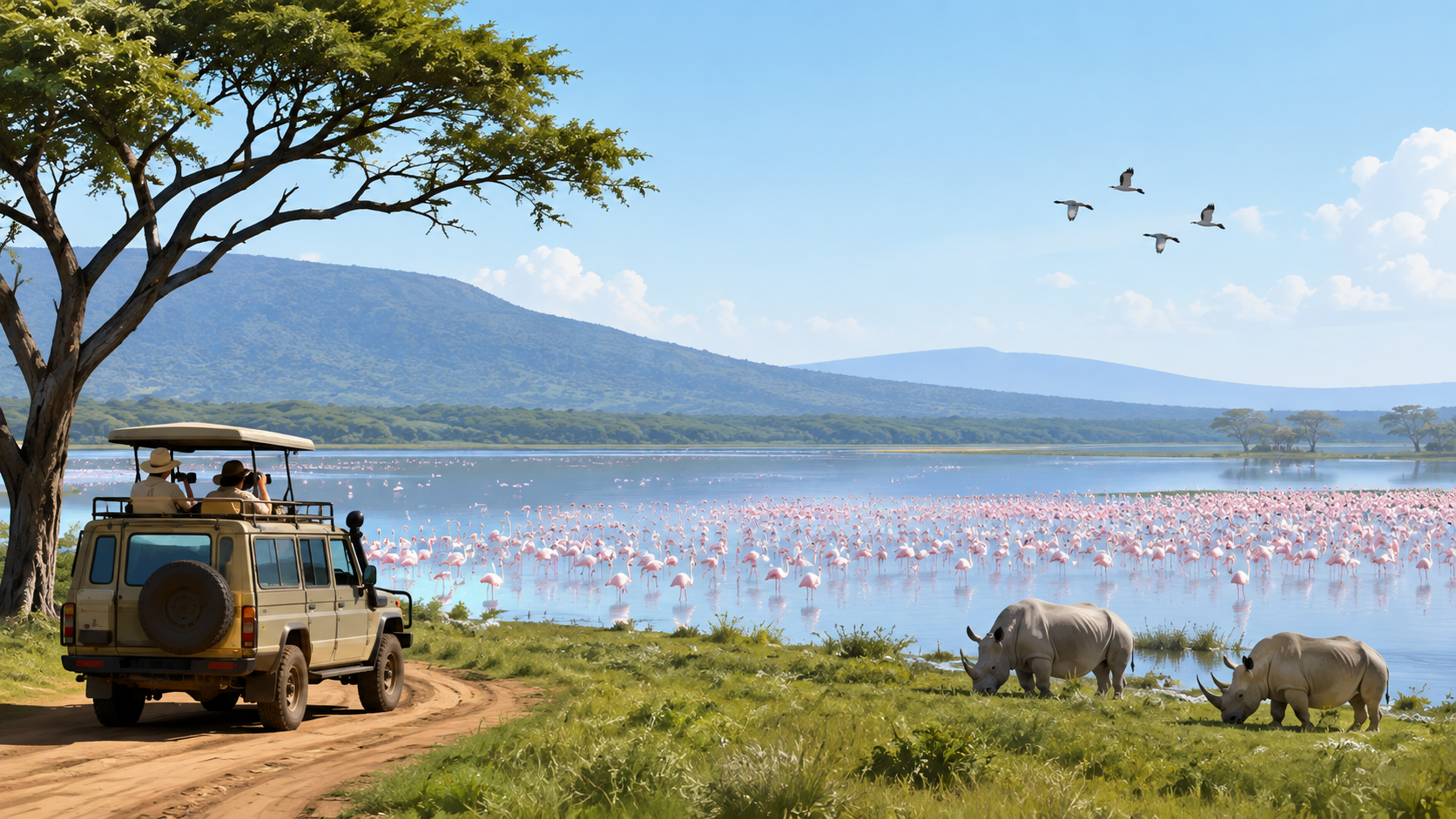 The Unique Soda Lake Ecosystem of the Great Rift Valley